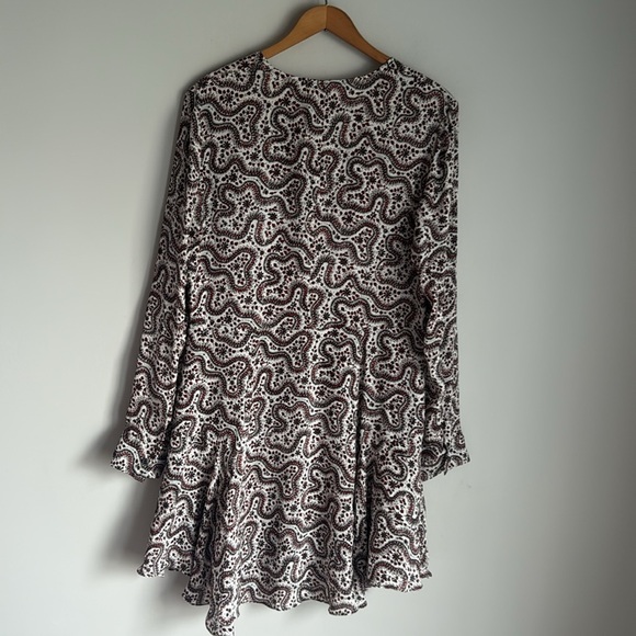 A.L.C. Multicolor Randi Floral Silk Calico Prairie Paisley Mini Dress 10 - Picture 5 of 11